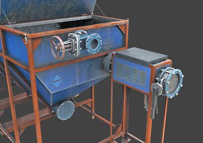 次世代 工厂设备 pbr 存储箱 工业设备 机械设备 储存箱 写实 简模